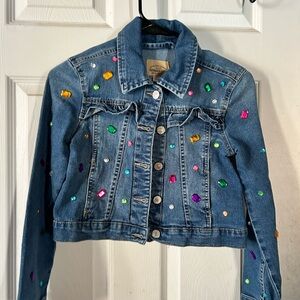 Embellished Denim Jacket for Kids